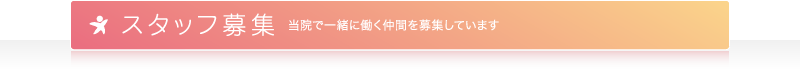 スタッフ募集